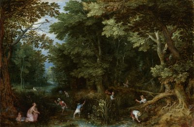 Latona und die lykischen Bauern von Jan the Elder Brueghel